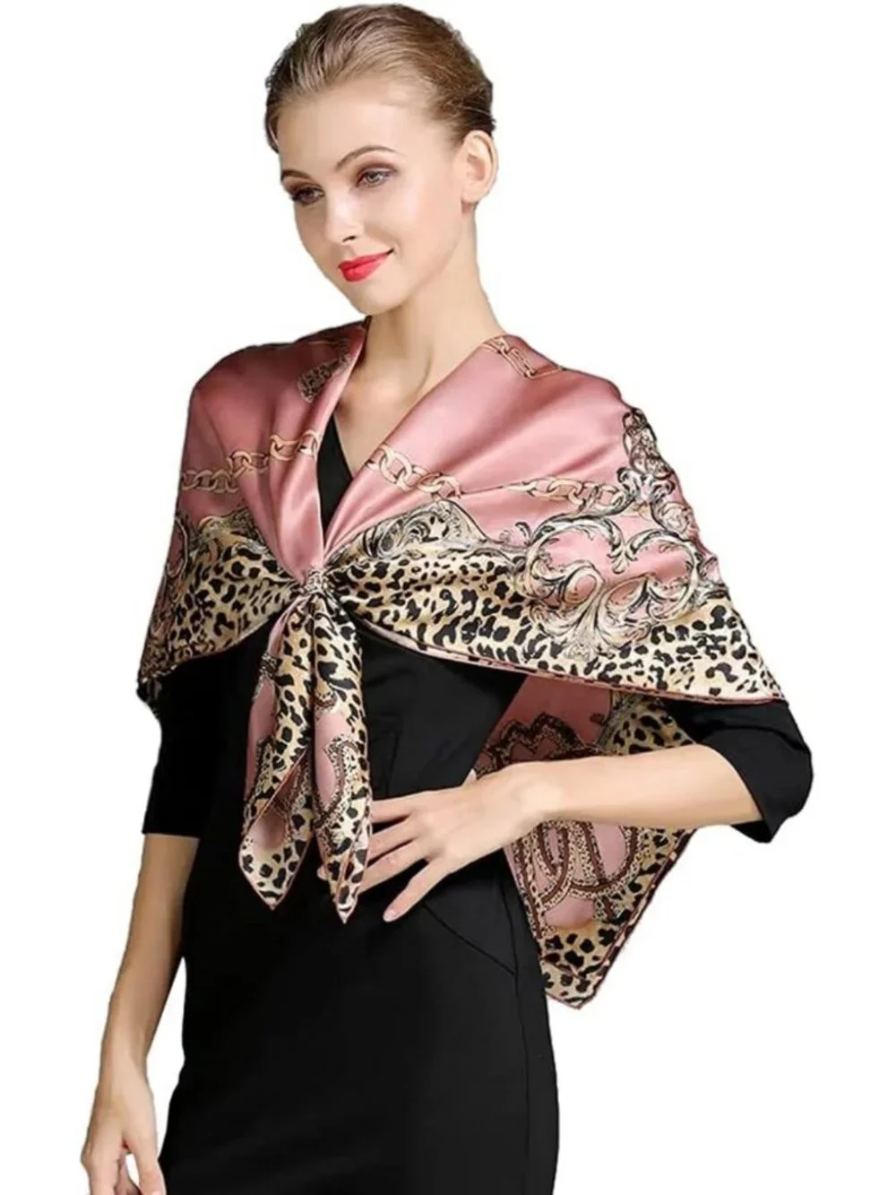 Luxurious 100% Silk Scarf - 43